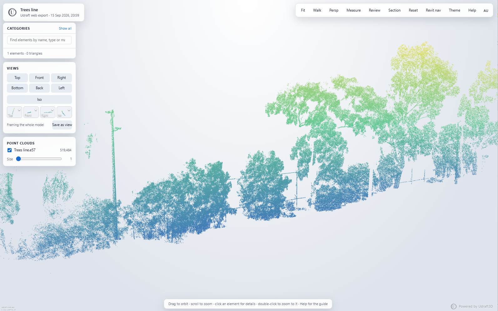 Trees - Point Cloud